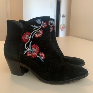 REBECCA MINKOFF MINI COWBOY BOOTS